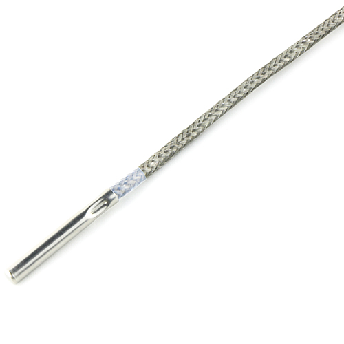 Classic cable probe with fiberglass cable and metal pocket. Available as Pt100 and Pt1000