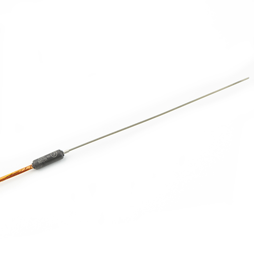 Special J type thermocouple for hot runner systems with high temperature resistant cable transition